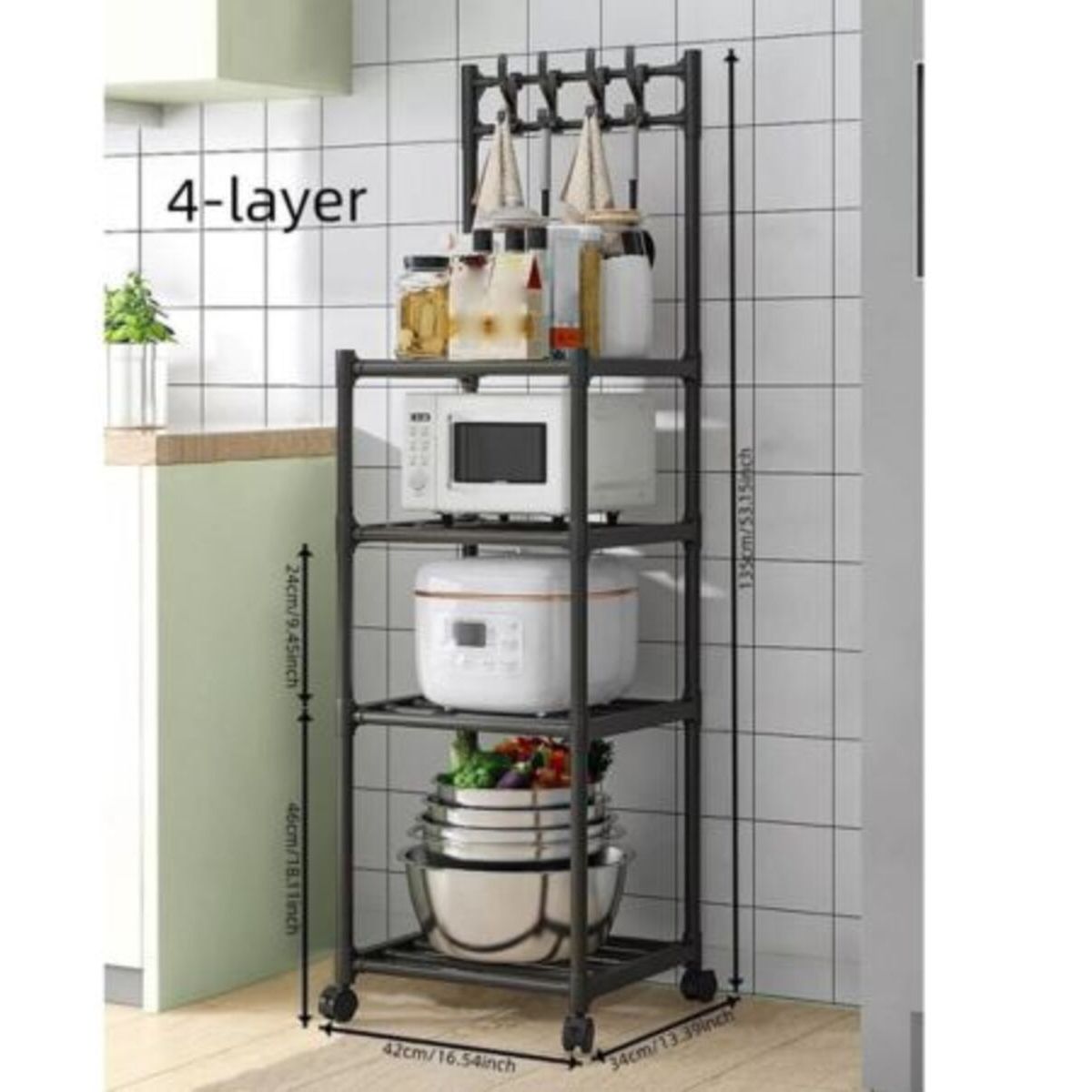 GENERICO - ORGANIZADOR ESTANTE DE ALMACENAMIENTO