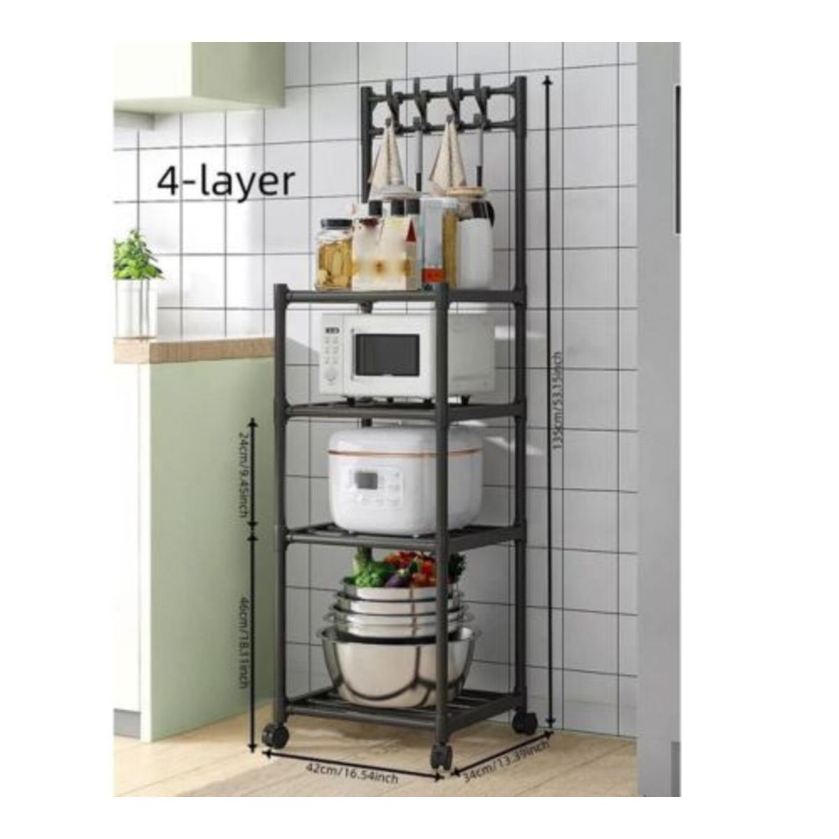 GENERICO - ORGANIZADOR ESTANTE DE ALMACENAMIENTO