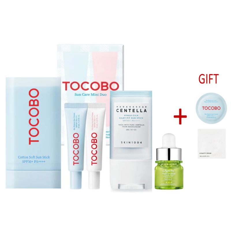 TOCOBO - SET DE PROTECTORES SOLARES BEST SELLER TOCOBO + SKIN 1004