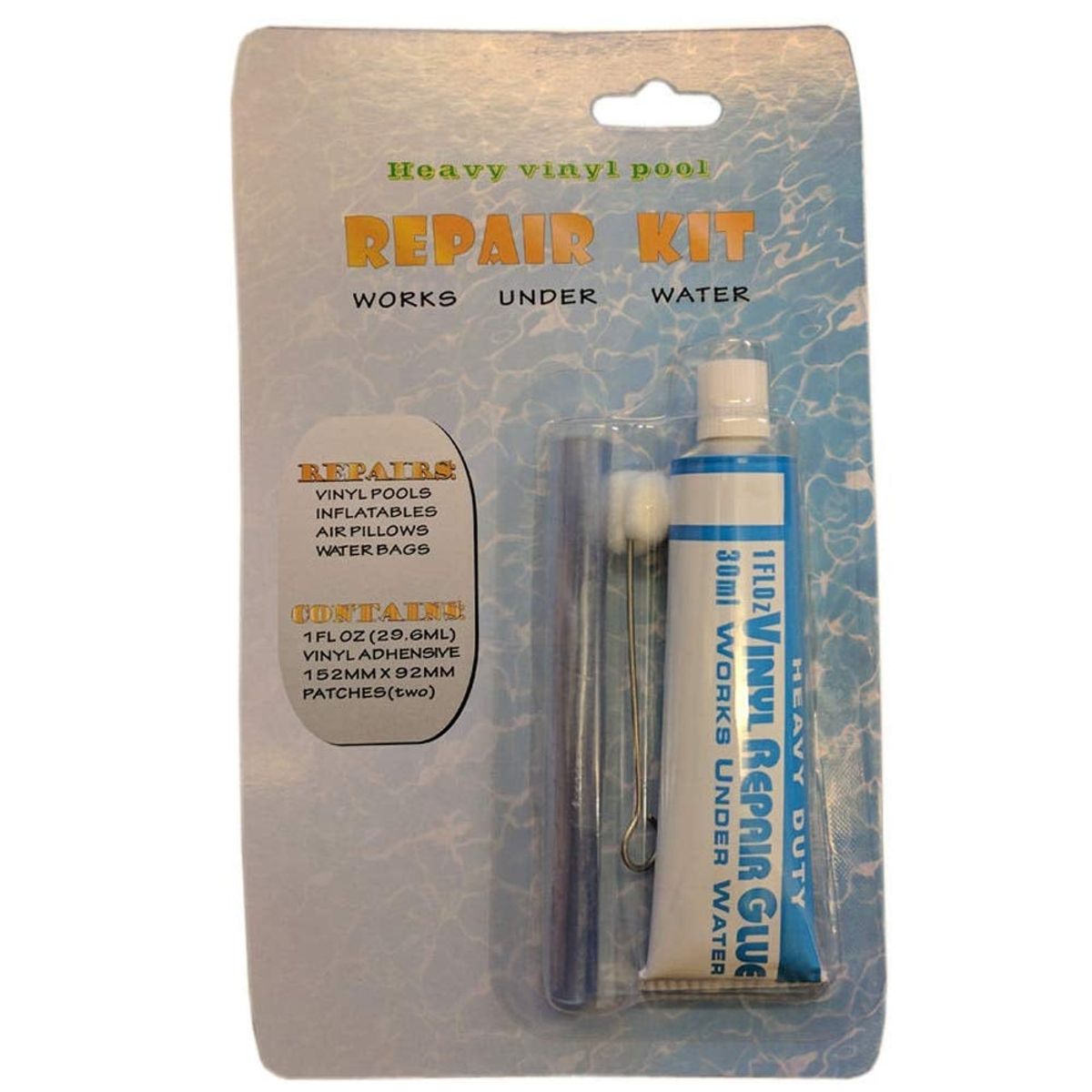 GENERICO - KIT DE REPARACIÓN DE PISCINAS DE VINILO PARA PISCINAS