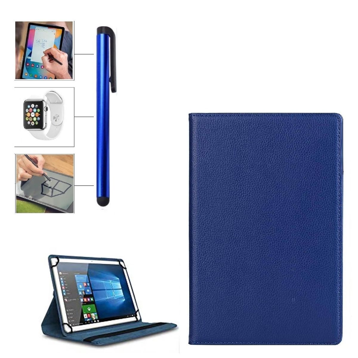 GENERICO - Funda Giratoria + Lapiz Tactil Para Tablet Acer Iconia TAB A10 10.1