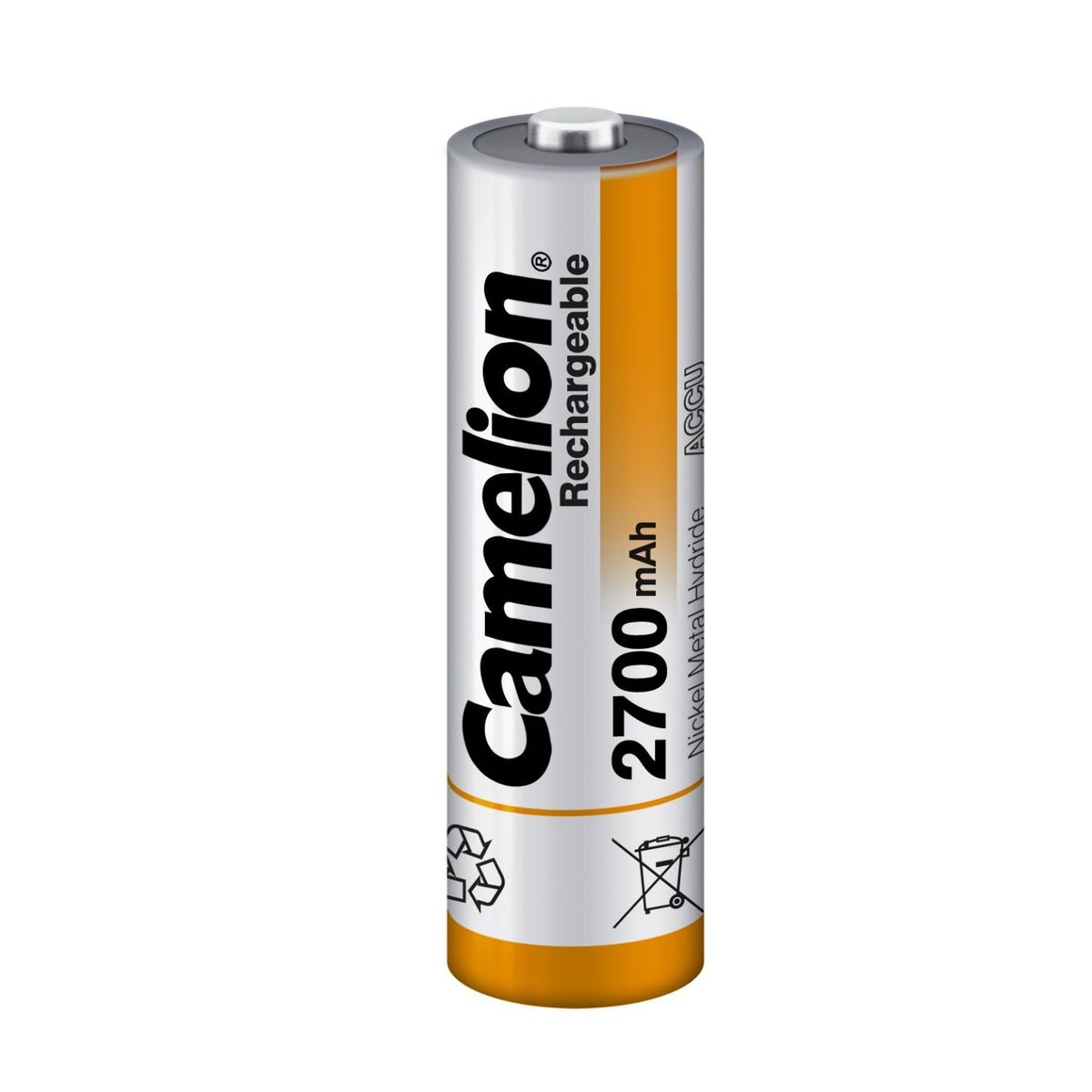 CAMELION - Pilas Recargables AA 2700mAh Camelion Alta Capacidad y Rendimiento