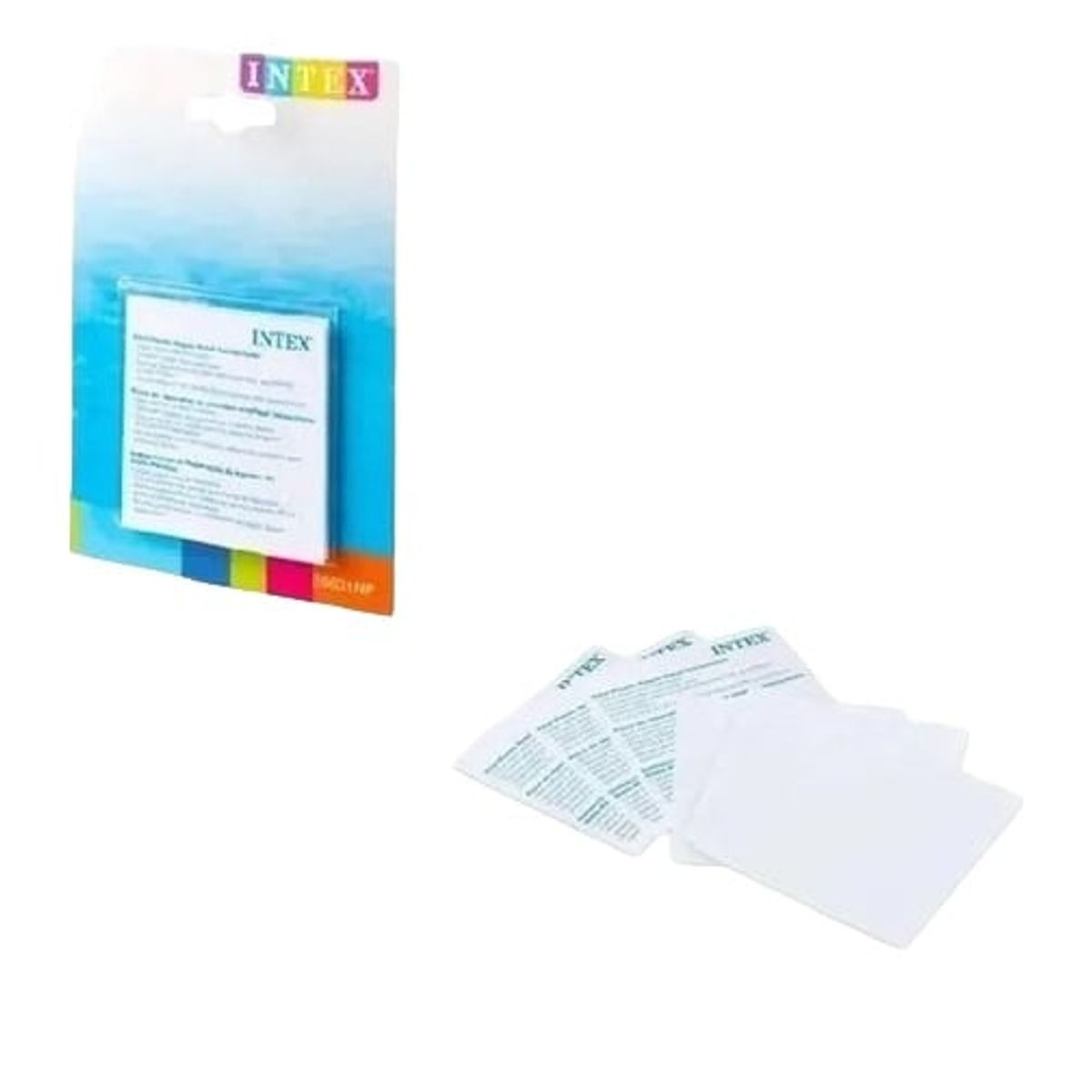 GENERICO - PARCHE PARA PISCINA INTEX - BLANCO 6 UND