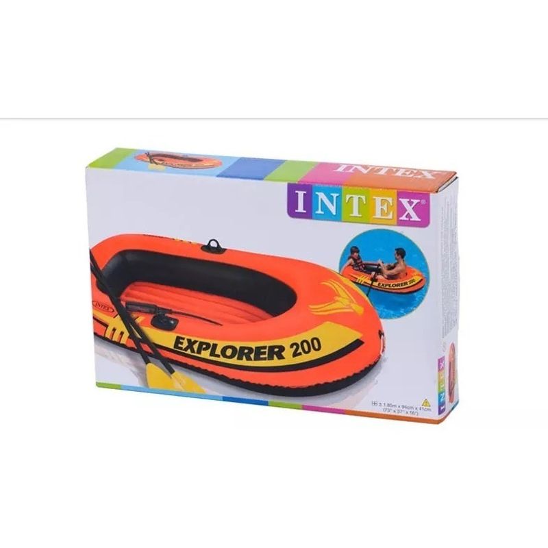 GENERICO - BOTE EXPLORER 200 INTEX NARANJA
