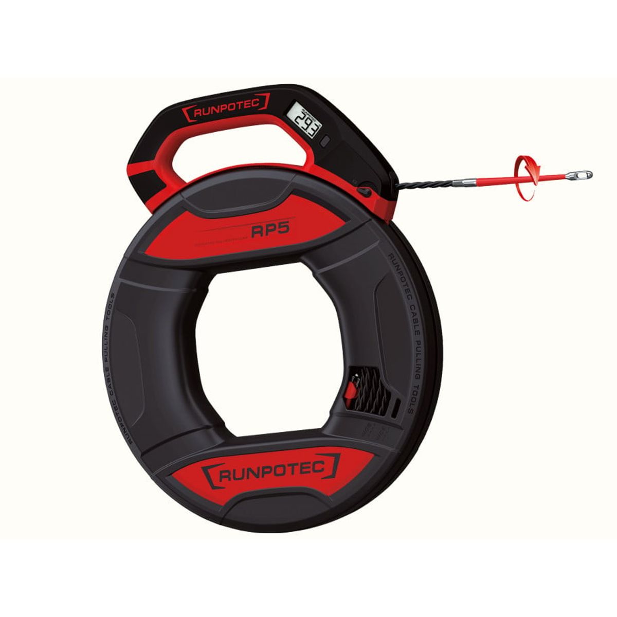 RUNPOTEC - Guía Pasacable Trenzado Runpo 5 de 30 mts con contador de metros