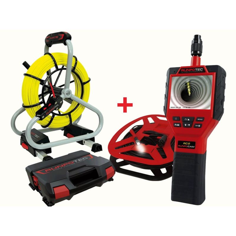 RUNPOTEC - Kit Herramienta de Inspección Endoscopio Runpocam 50 metros