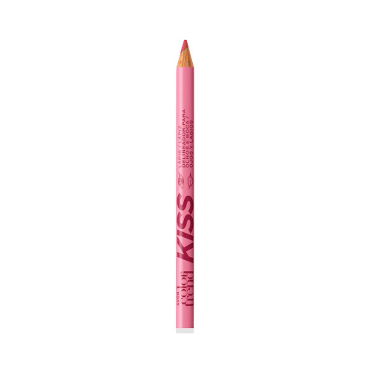 AVON - Lápiz Delineador Para Ojos y Labios Rosa Nude Color Trend Kiss