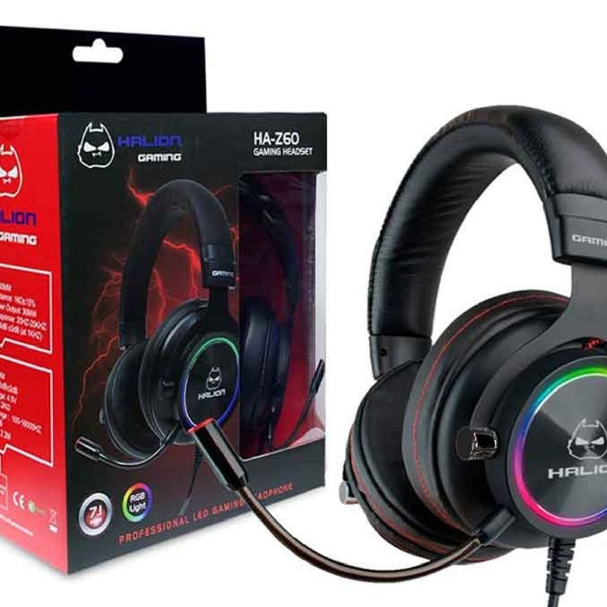 HALION - Auricular Gamer -  7.1 USB HALION HA-Z60 RGB