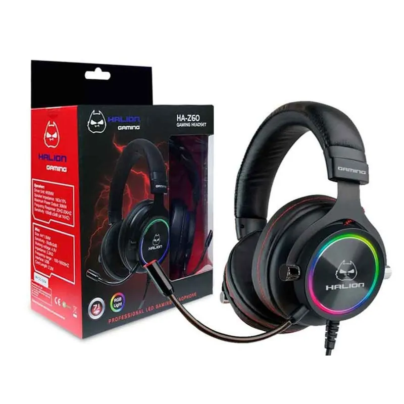 HALION - Auricular Gamer -  7.1 USB HALION HA-Z60 RGB