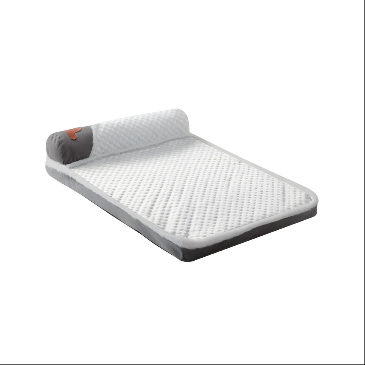 S&T - Cama Colchón Para Perros Funda Extraíble Gris - Talla M