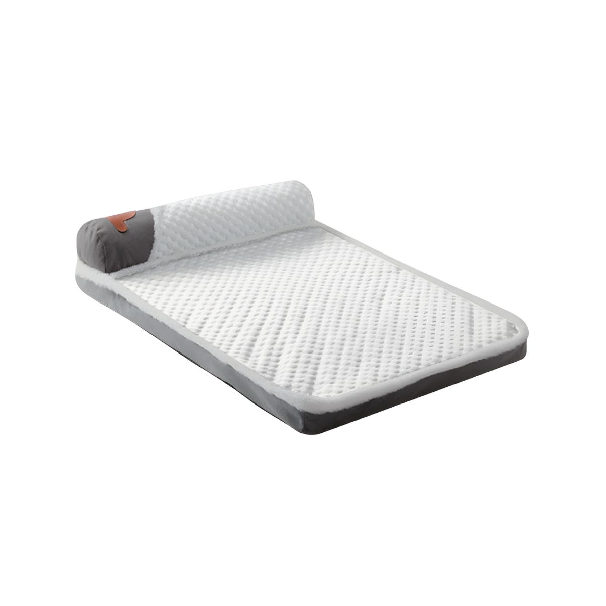 S&T - Cama Colchón Para Perros Funda Extraíble Gris - Talla M