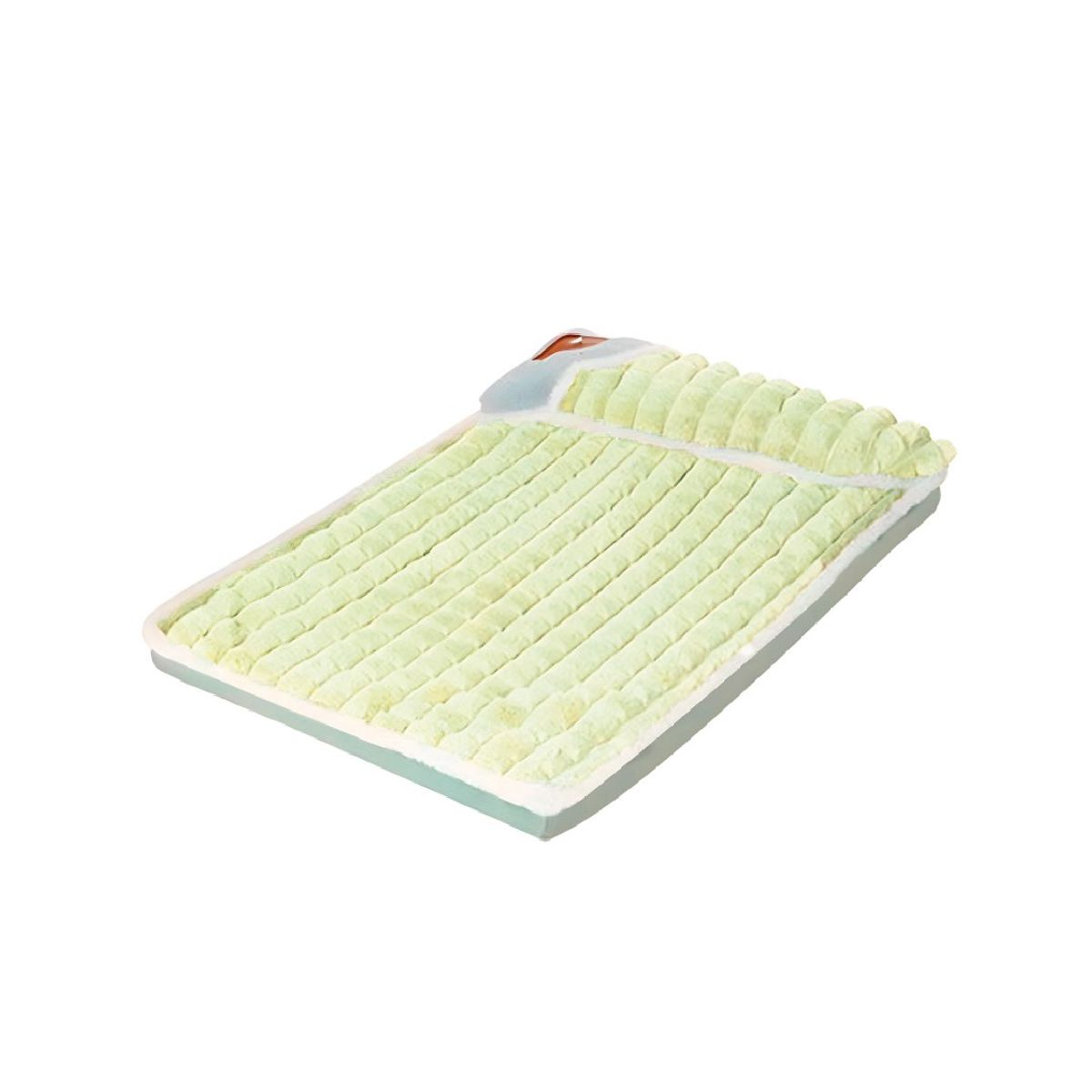 S&T - Cama Colchón Para Perros Funda Extraíble Verde Claro - Talla L