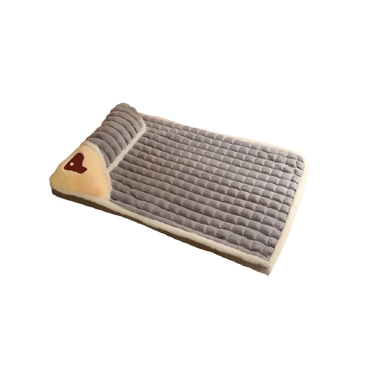 S&T - Cama Colchón Para Perros Funda Extraíble Plomo - Talla L