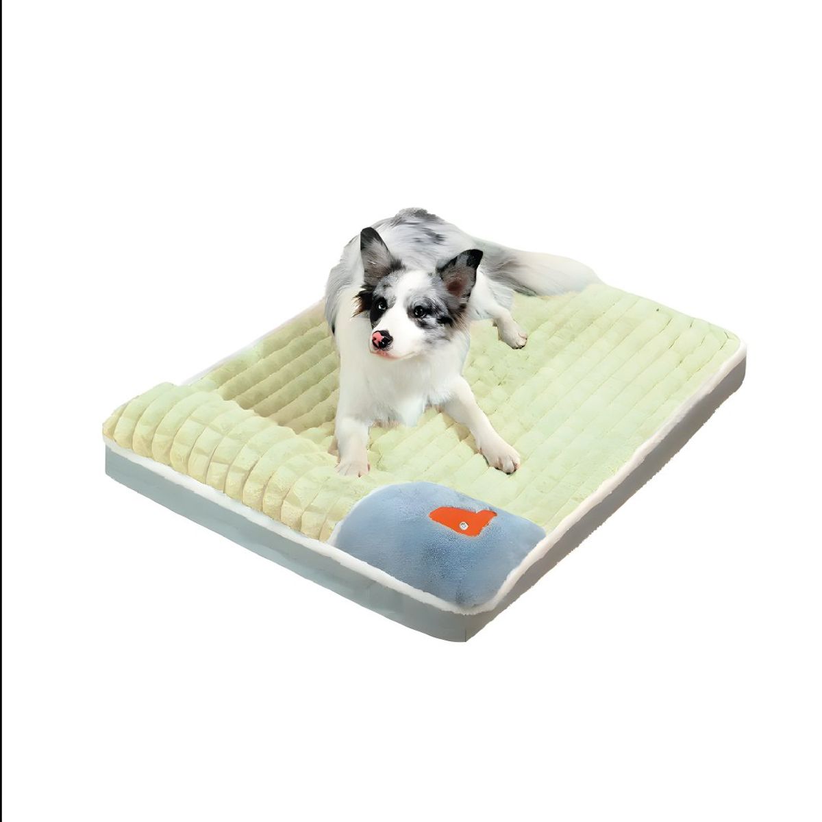 S&T - Cama Colchón Para Perros Funda Extraíble VerdeClaro - Talla XL