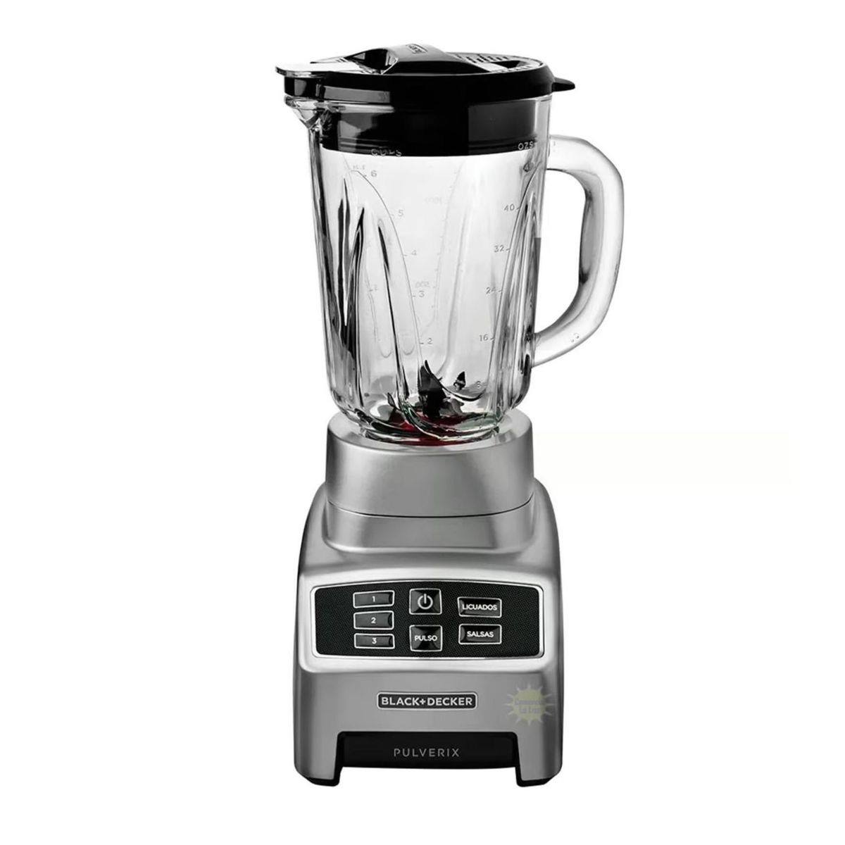 BLACK+DECKER - Licuadora 3 Vel Pulverix Digital Black 1.5 Lt BL1840MS Black & Decker