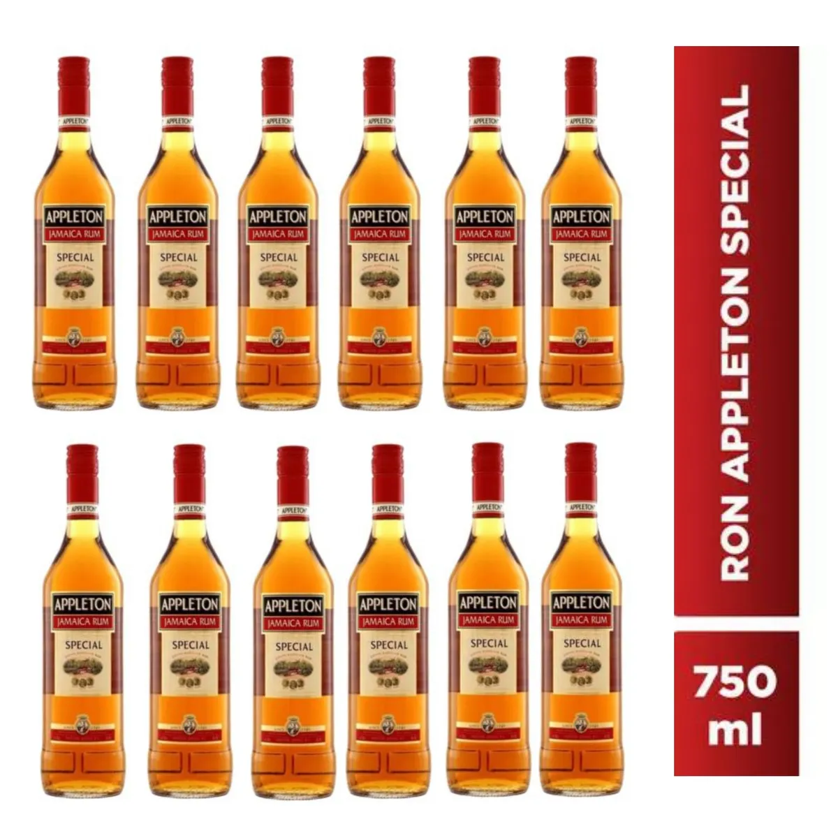 APPLETON - Ron Appleton Jamaica Rum Special de 750 ml - 12 UND