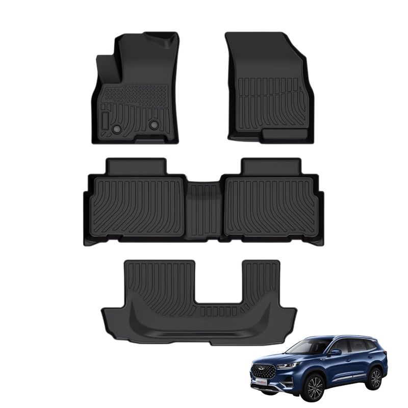 GENERICO - PROTECTOR  PISO 5D TPE CHERY TIGGO 8 PRO 2021-2024 3 FILAS