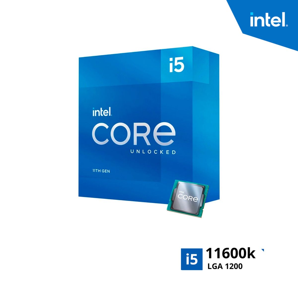 INTEL - PROCESADOR INTEL CORE I5 11600K 3.90GHZ-12MB LGA 1200 Intel UHD