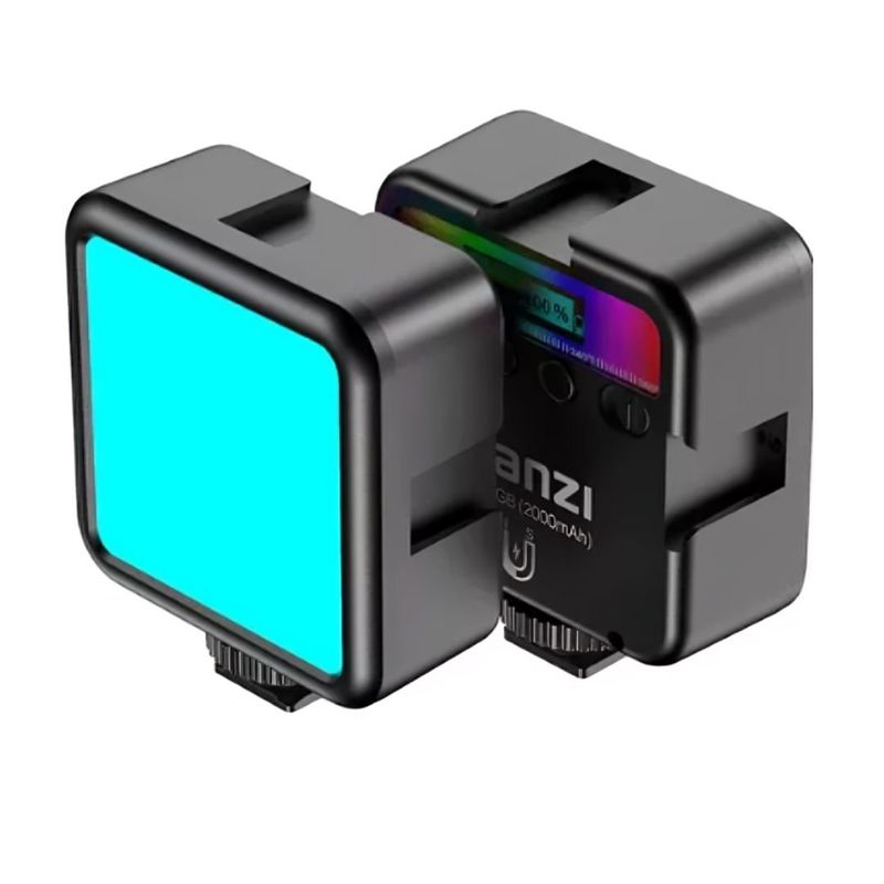 GENERICO - Luz LED RGB Recargable para Cámaras