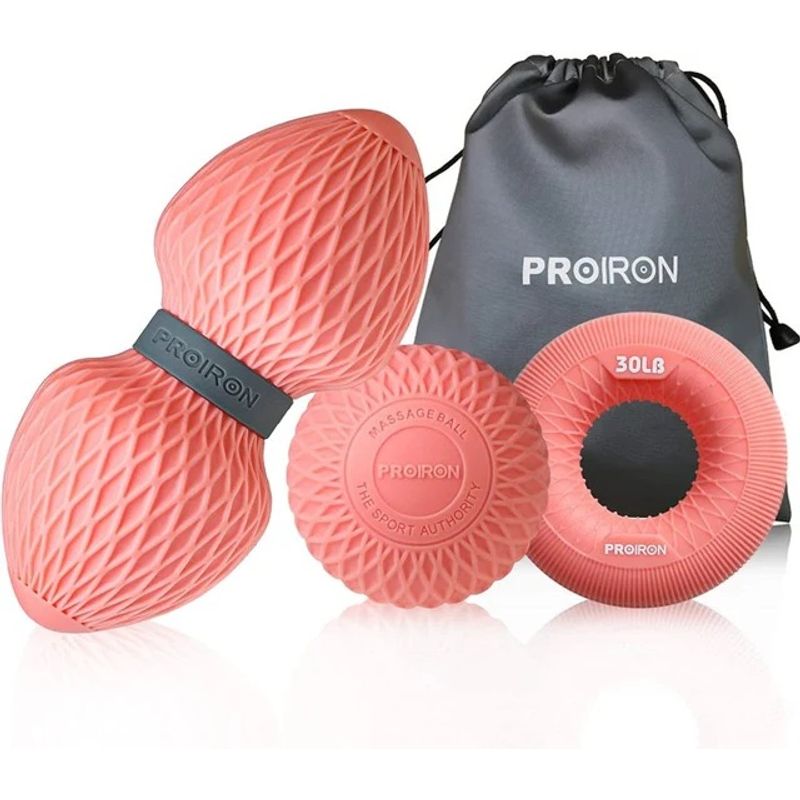 PROIRON - Set Masajeador 3 en 1 Rosado