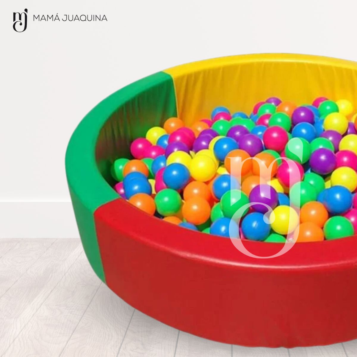 BABY KINGDOM - Piscina Didáctica «POOLIE» con Pelotas Incluidas Roja