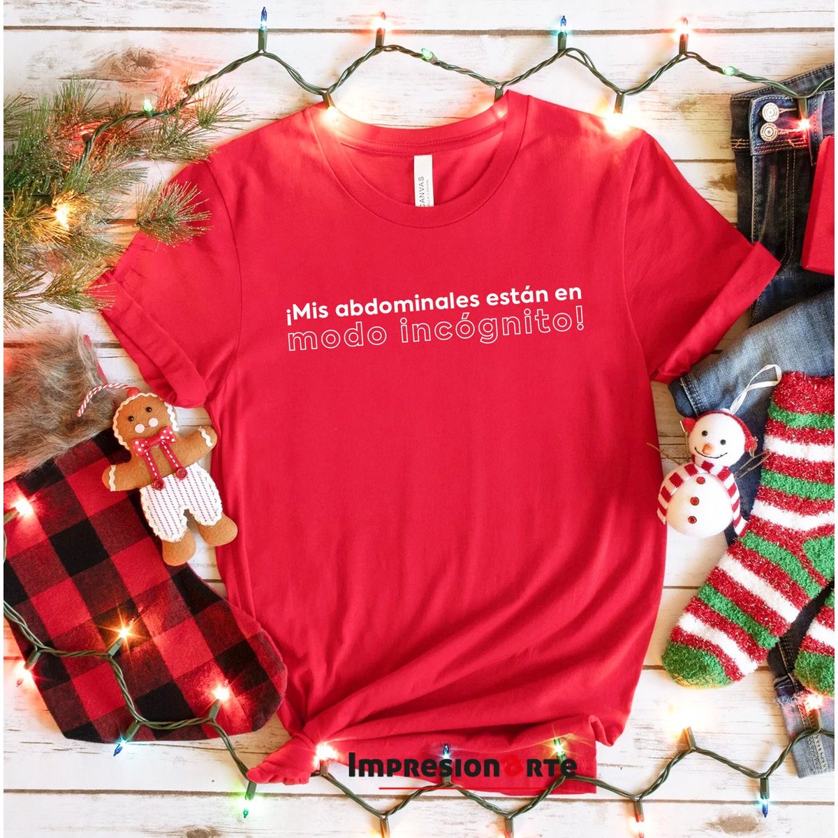 IMPRESIONARTE - Polo NO ESTOY GORDO 100% algodón