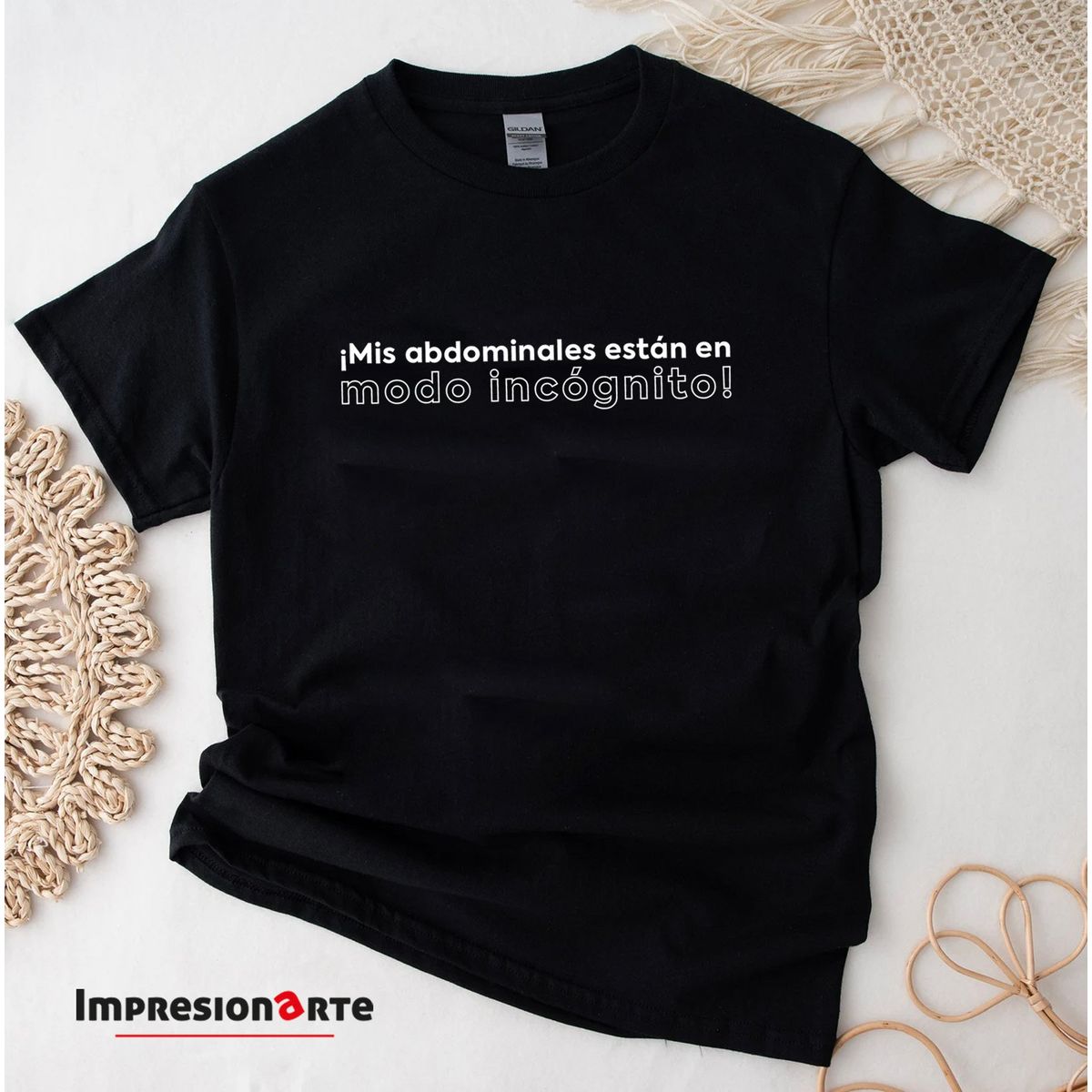 IMPRESIONARTE - Polo NO ESTOY GORDO 100% algodón