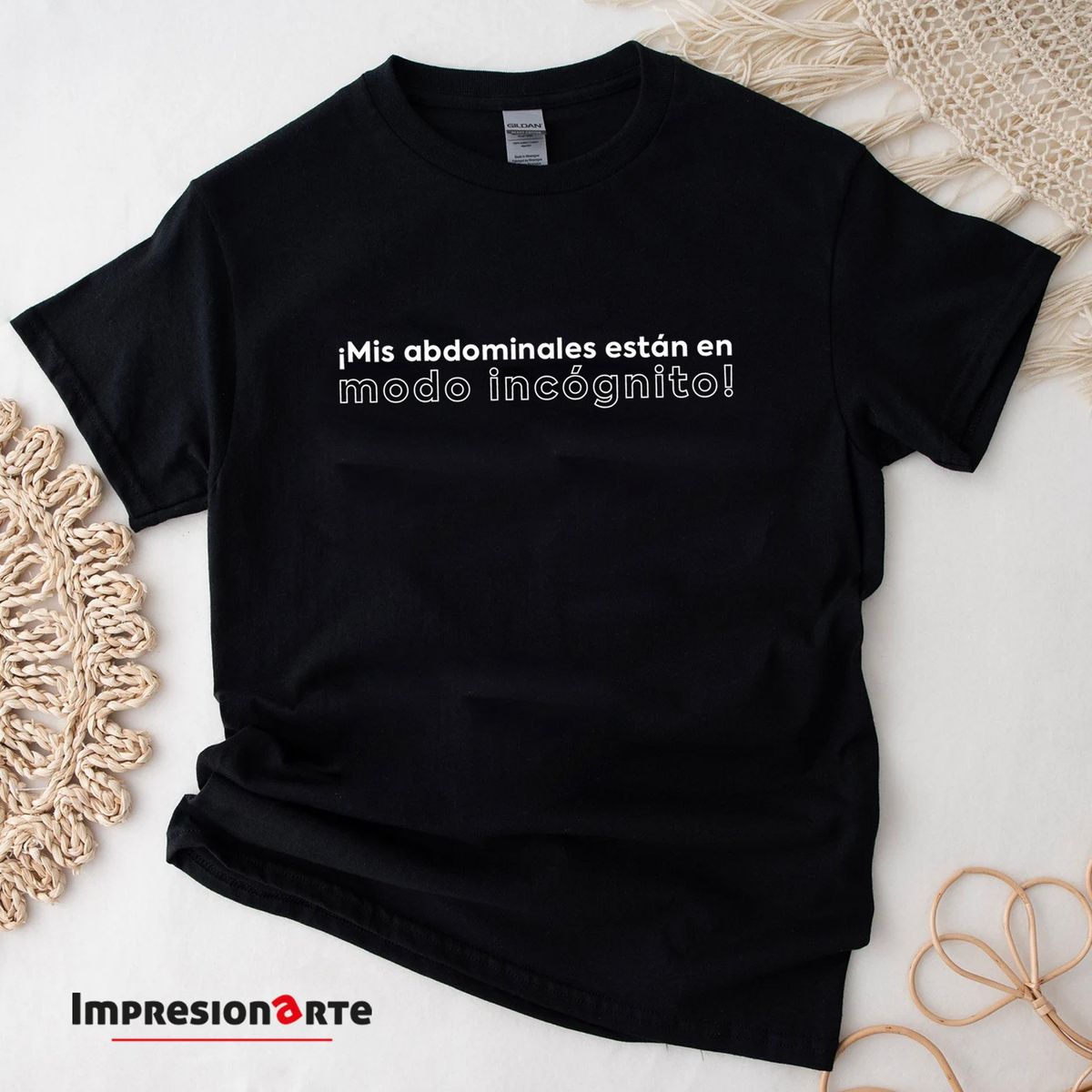 IMPRESIONARTE - Polo NO ESTOY GORDO 100% algodón