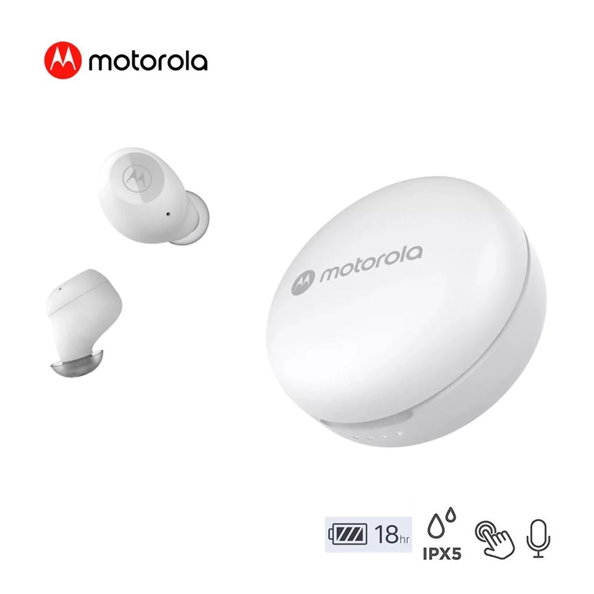 MOTOROLA - Motorola Audífonos Moto Buds 250 Inalámbricos con Micrófono - blanco