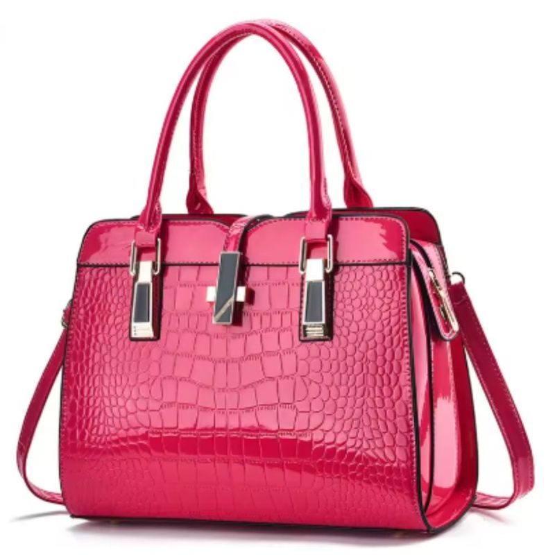 GENERICO - Cartera Ejecutiva Elegante Bandolera piel diseño cocodrilo