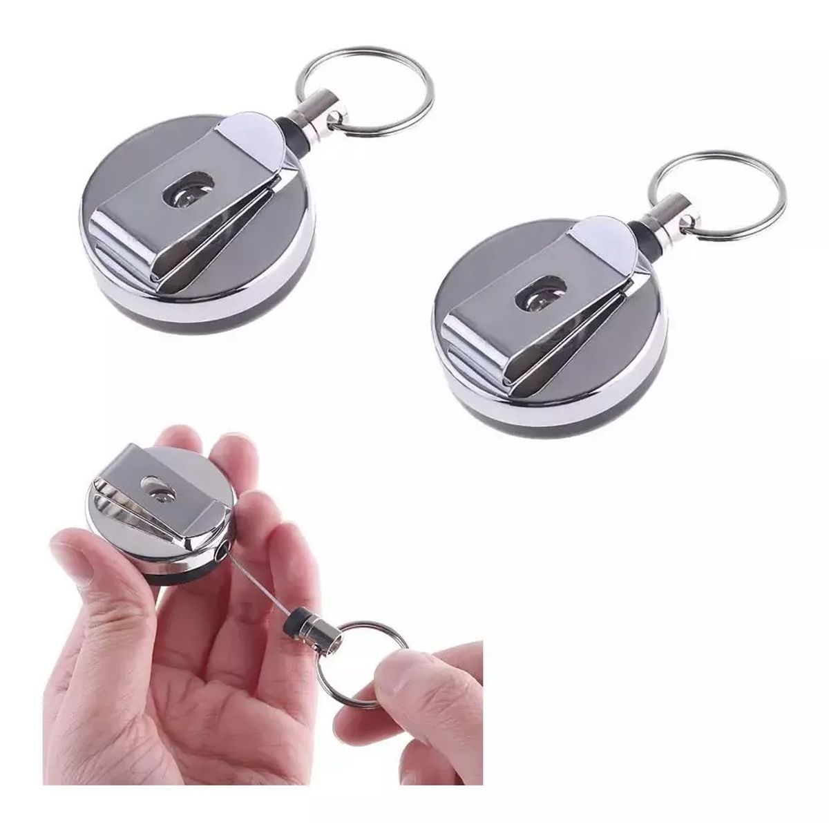 GENERICO - Cordón Retráctil Anti Caida Celular Bolsillo