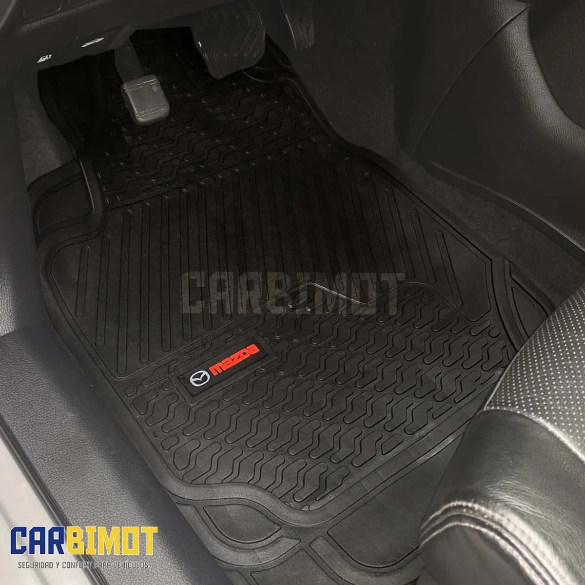 GENERICO - PISO PROTECTOR FORRO TAPIZ PARA VEHICULOS MAZDA