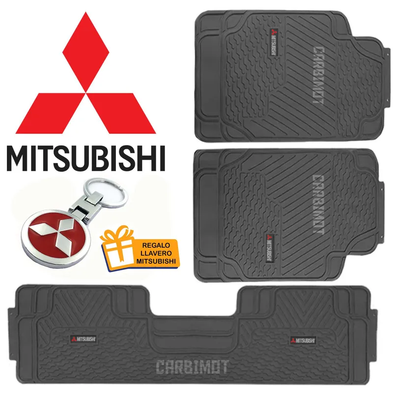 GENERICO - PISO FORRO TAPIZ PROTECTOR PARA VEHICULOS MITSUBISHI