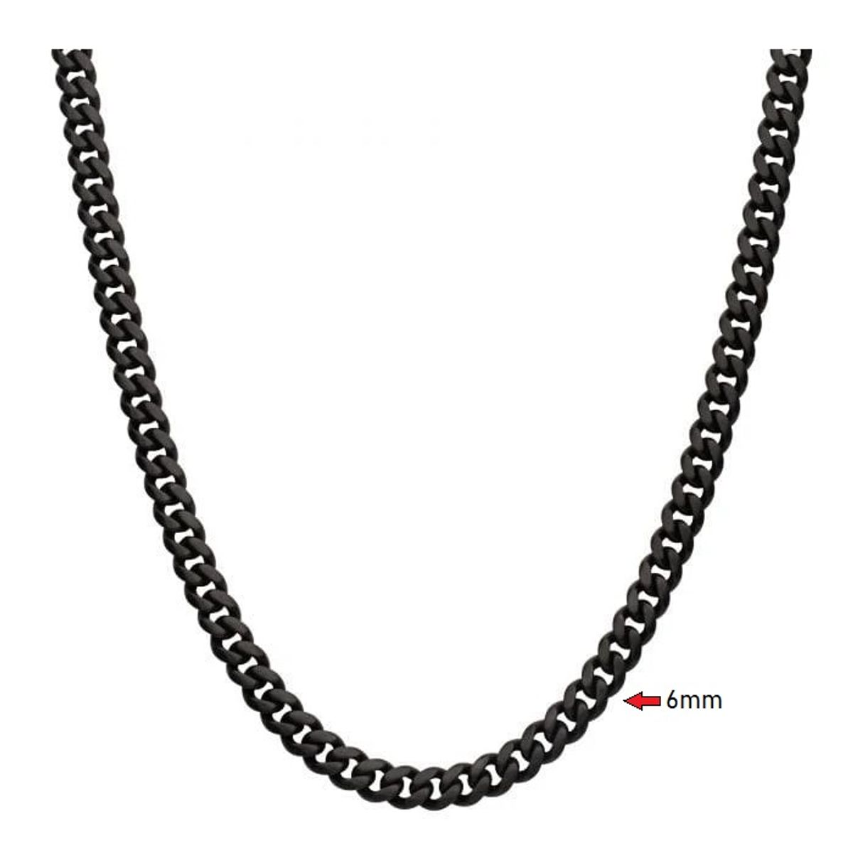 OEM - Cadena Collar Hombre Eslabon Semi Grueso Acero Inoxidable 316L