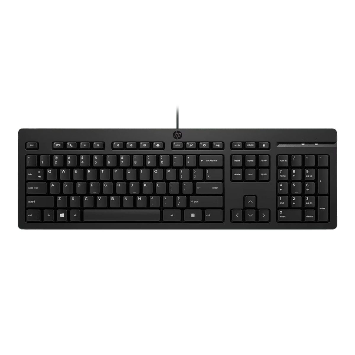 HP - TECLADO HP 125 WIRED CON CABLE PN 266C9AA