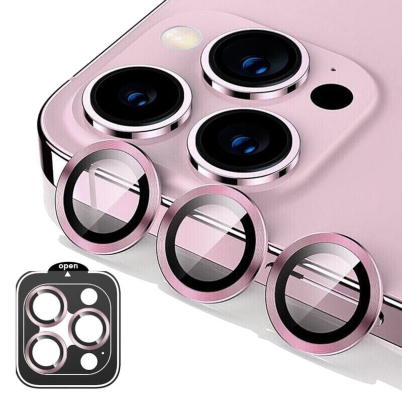 GENERICO - Protector de Cámara Metálico Compatible con iPhone 16 ProMax-16Pro Pik