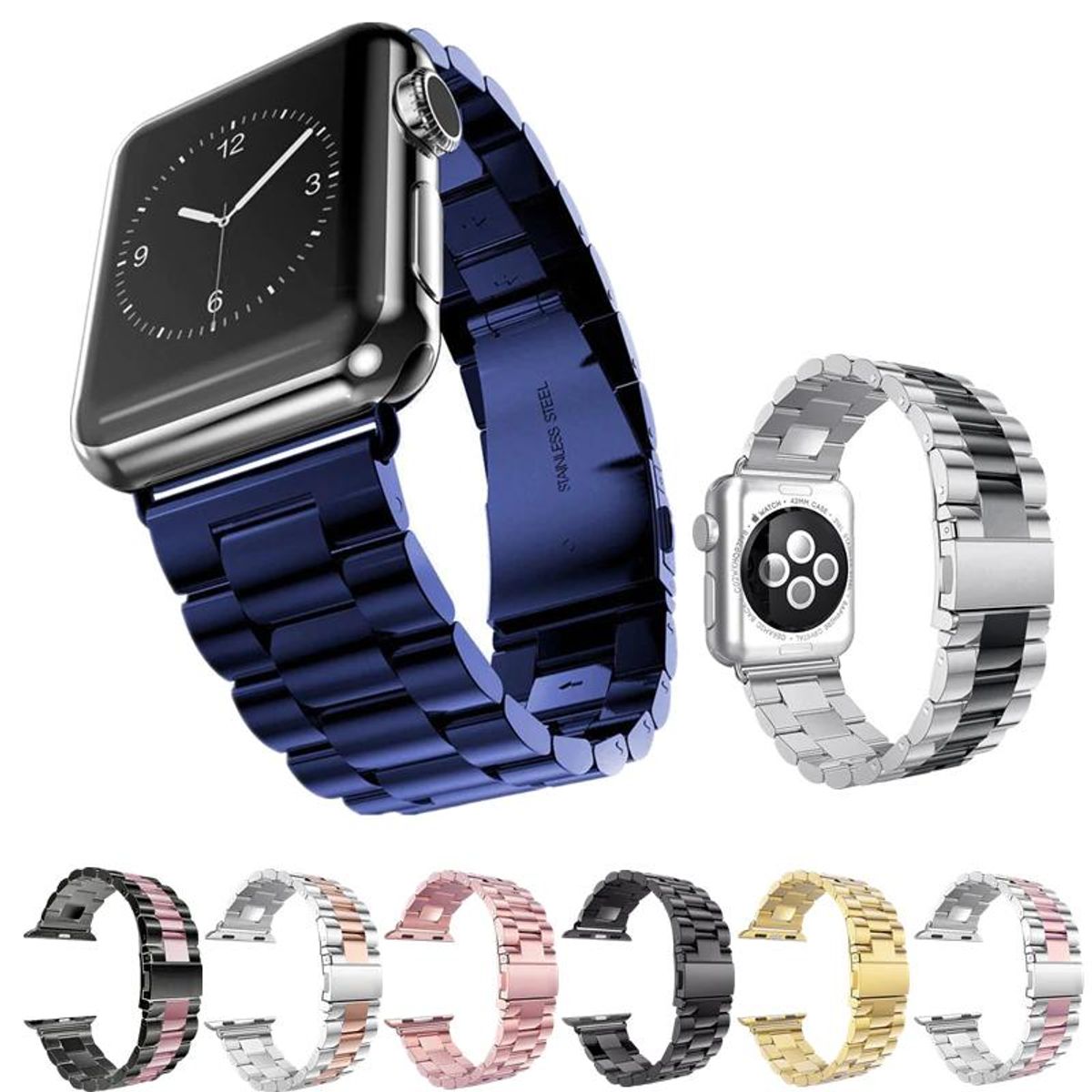 GENERICO - Correa de Metal para SmartWatch y AppleWatch