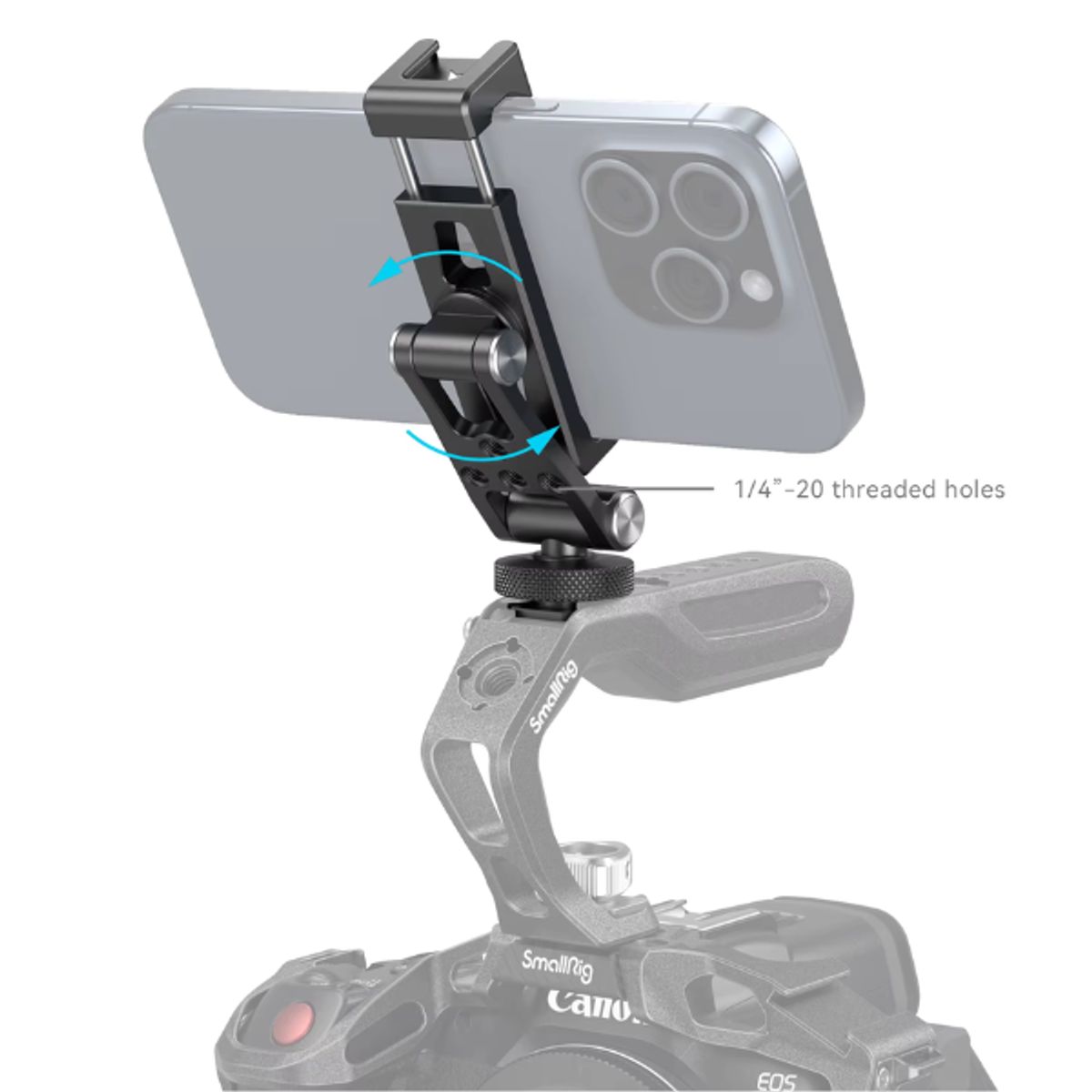 GENERICO - Soporte De Teléfono De Metal Smallrig Con Zapata Fría