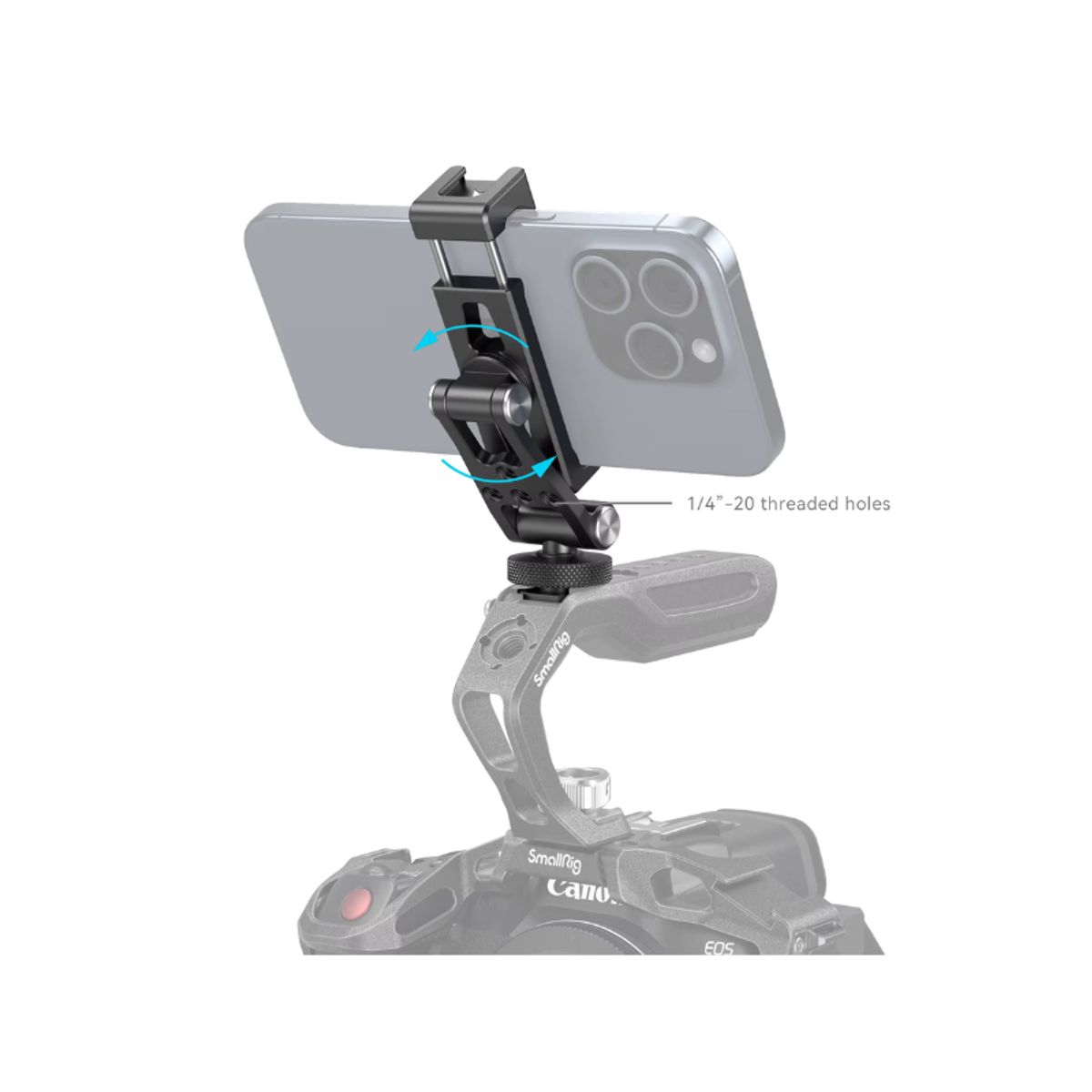 GENERICO - Soporte De Teléfono De Metal Smallrig Con Zapata Fría