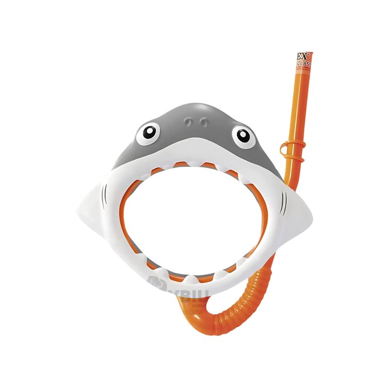GENERICO - Snorkel y Gafas de Vision de Buceo de Tipo Tiburon