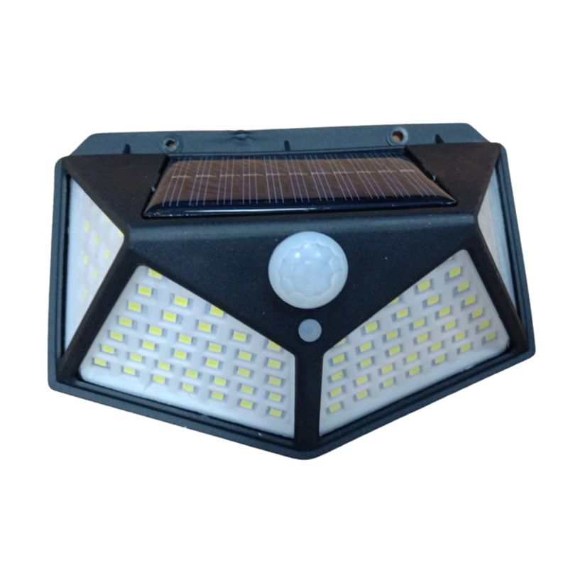 GENERICO - Iluminación Solar con Sensor de Movimiento para Exteriores, 100 Luces LED a Prueba de Agua