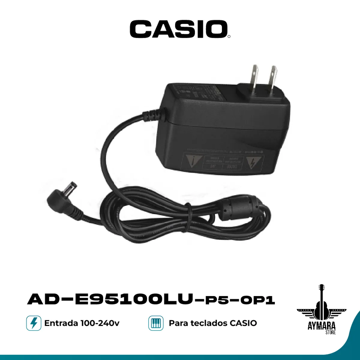 CASIO - Casio AD-E95100LU-P5-OP1 Adaptador para Teclado