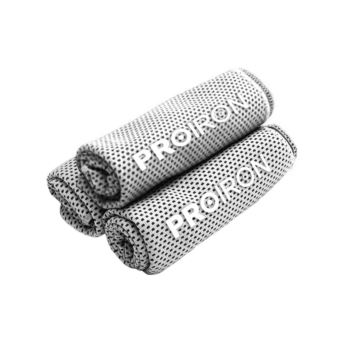 PROIRON - Toalla Fría Deportiva Refrescante Gris - 3 unidades