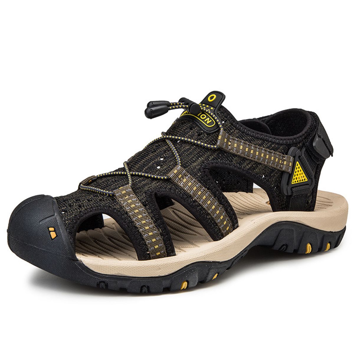 BLWOENS - Zapatillas Sandalias de verano para Hombres - Amarillo