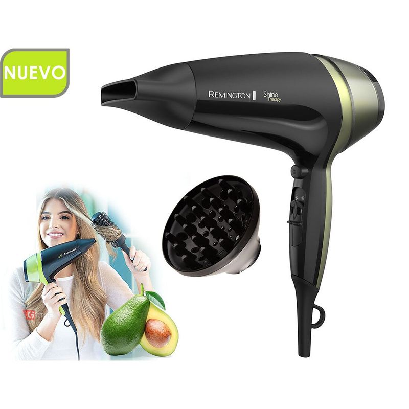 REMINGTON - ecador de Cabello Aguacate con Macadamia D1 2100W