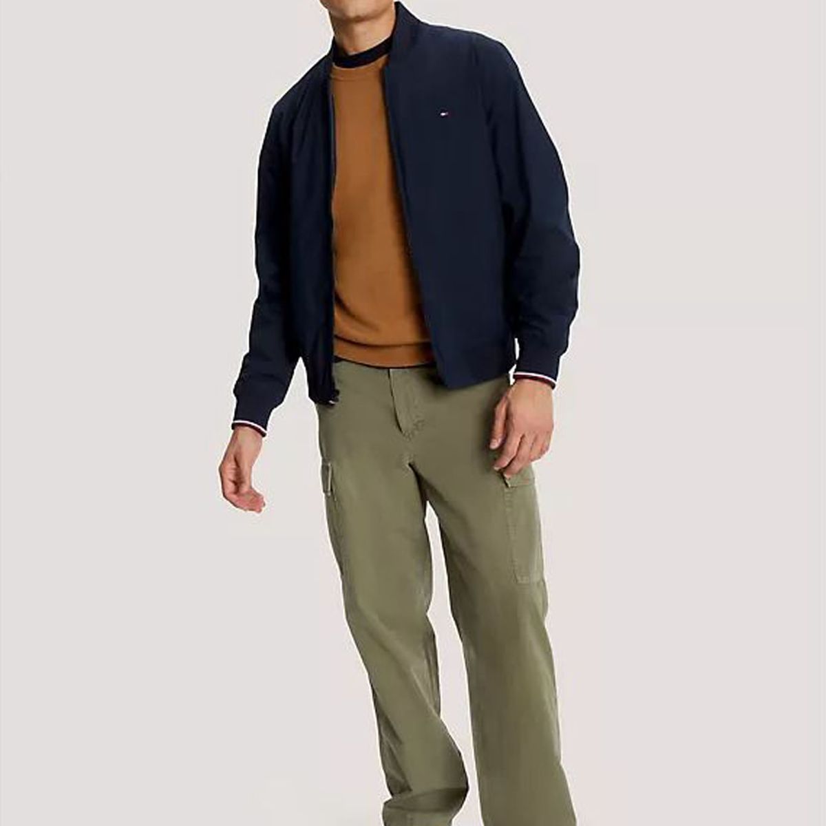 TOMMY HILFIGER - SWEATER  M AMHERST CREW NECK SWEATER