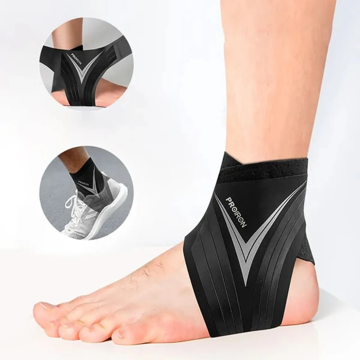 PROIRON - Tobillera de Soporte Abierto L