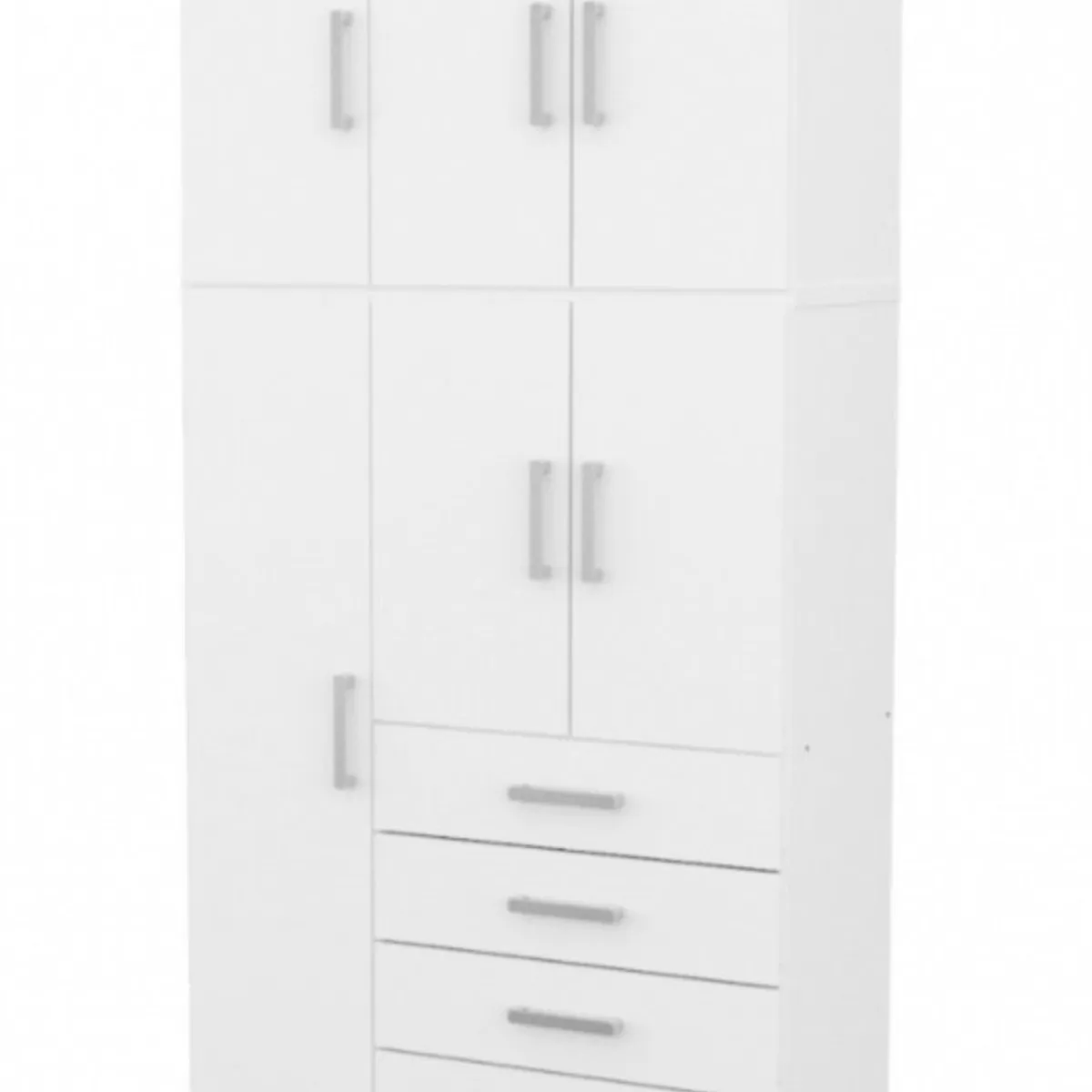 NACION MUEBLES - ROPERO BLANCO LU NM