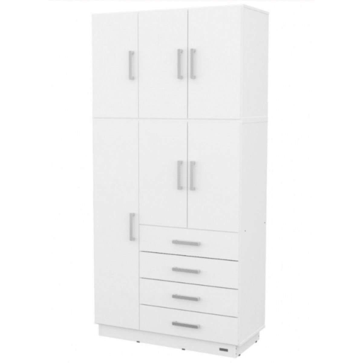 NACION MUEBLES - ROPERO BLANCO LU NM