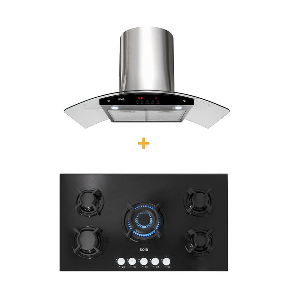 Sole - Combo Sole Cocina Empotrable SOLCO033 + Campana Venus